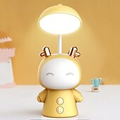 abordables Lampes de bureau-Portable mignon lampe de bureau usb rechargeable dimmable étude lampe de table chevet led veilleuse pour lecture travail enfants cadeau d&#039;anniversaire