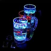 economico Luci decorative-oktoberfest boccale di birra led flash magia cambia colore drago tazza acqua attivato light-up birra caffè regalo di capodanno chritstmas
