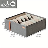 preiswerte Kleider-Schubladen-Organizer-Kleiderschrank-Kleider-Organizer, Unterwäsche-Socken-BH-Aufbewahrungsbox, faltbarer Schrank-Organizer aus Stoff, Schubladen-Organizer zur Aufbewahrung von Hosen, Socken, BHs, Unterwäsche, Krawatten