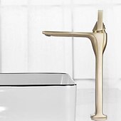 abordables Robinets de lavabo-robinet de lavabo de salle de bain - robinets de bain monotrou classiques électroplaqués