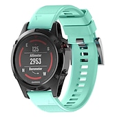 זול רצועות שעונים של Garmin-צפו בנד ל גרמין Fenix 7/7X / 7S FORERUNNER 955 אינסטינקט 2/2S אפיקס גישה ל-S62 סיליקוןריצה תַחֲלִיף רצועה 20mm 22mm 26mm רצועת ספורט צמיד