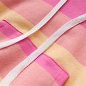 voordelige Hoodies &amp; Sweatshirts-Kinderen Voor meisjes Trui met capuchon Regenboog Streep Lange mouw Zak Lente Herfst leuke Style Streetwear Dagelijks Katoen Buiten Casual Normale pasvorm
