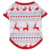 cheap Cooling Vest &amp; Shirt-Dog Cat Shirt / T-Shirt Fashion Party Winter Waterproof Breathable Soft Washable Comfortable Christmas Party Casual Daily Festival Dog Clothing for Bichon Frise Pomeranian Baby Pet Papillon Small