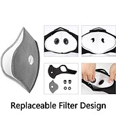 cheap Motorcycle Helmet Headsets-Motorcycle Mask Riding Dust Mask Breathable Replaceable Filter Filter Mask Hanging Ears Mask