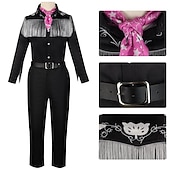 cheap Couple &amp; Group Costumes-Couples Cowboy Doll Halloween Group Couples Costumes Men's Women's Movie Cosplay Cosplay Costume Party Black Costume Halloween Carnival Masquerade