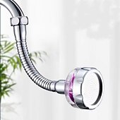 cheap Faucet Sprayer-360 Degree Turbo Rotation Faucet Pressurize Kitchen Sink Tap Filter Bubble Splash Proof Water Saving Shower Nozzle Tap Connector