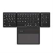 levne Klávesnice-bezdrátová dobíjecí BT klávesnice s touchpadem &amp; numerická klávesnice ideální pro telefon &amp; tableta