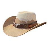 levne Divoký západ-18. století 19. století stát Texas Kovbojský klobouk Cowgirl Klobouk Kovbojka Kovbojské Západní kovboj Maškarní kostým Pánské Dámské Karneval Dovolená Večírek Klobouk Celý rok