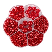 halpa helmien valmistussarja-1150kpl mustia helmihelmiä korujen tekemiseen muoviset helmihelmet löysät pyöreät tekohelmihelmet, joissa on reikiä askarteluun korvakoru choker kaulakoru rannekorun valmistus 3/4/5/6/8/10/12mm