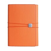 abordables Carnets et planificateurs-Cuir Journal Carnet Ligné A5 5.8×8.3 pouces Couleur Pleine PU Couverture souple Portable 180 pages Carnet pour Ecole Bureau Voyageur