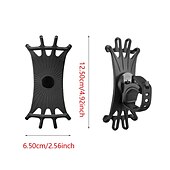 economico Accessori per motociclette e quad-Supporto per telefono per bicicletta in silicone girevole a 360 gradi, staffa per supporto per moto per auto