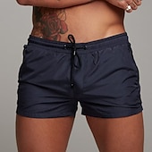 baratos shorts ativos masculinos-Homens calções atléticos Calções de treino Shorts de Corrida Shorts de Academia Bolsos Com Cordão com forro de malha Côr Sólida Respirável Secagem Rápida Curto Ginástica Roupa Diária Ginásio Esportes