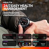 رخيصةأون ساعات ذكية-الرائد 2023 zeblaze stratos 3 premium gps smart watch ultra hd amoled display المدمج في gps hi-fi bluetooth phone calls