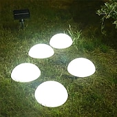 billige Bakkelys-led solar plen 5-i-1 led solar lys halvkule solar hage hage lys vanntett utendørs for gangvei villa bakken landskap