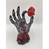 お買い得  ハロウィンの吊るし飾りとテーブルトップ装飾-ハロウィーンベルセルク神の手、恐怖フィギュア像、アニメ手作り樹脂オーナメント、ハロウィーンスケルトンフィギュア、ファンコレクションホームデコレーション用クラフトデスクおもちゃギフト