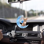 economico Ornamenti e pendenti per auto-1pc auto acrilico marrone aquila volante decorazione appesa per accessori per specchietti retrovisori ciondolo interno