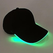 voordelige Noviteiten-led lichtgevende hoed lichtgevende baseballpet outdoor zonneklep zonnebrandcrème pet lichtgevende pet