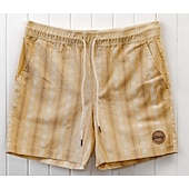 baratos Impressão Geométrica-Homens Gráfico Estampa Geométrica Calção Shorts de verão Shorts de praia Cintura Média Roupa de rua Havaiana Designer Casual Diário Feriado Cintura elástica Impressão 3D Com Cordão Designer Roupa