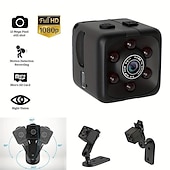 cheap IP Cameras-1pc SQ11 1080P Portable Wearable Night Vision Small HD Nanny Camera Mini Indoor Covert Security Cube Camera Conference Video Recorder