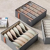 preiswerte Kleider-Schubladen-Organizer-Kleiderschrank-Kleider-Organizer, Unterwäsche-Socken-BH-Aufbewahrungsbox, faltbarer Schrank-Organizer aus Stoff, Schubladen-Organizer zur Aufbewahrung von Hosen, Socken, BHs, Unterwäsche, Krawatten