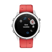 Недорогие Ремешки для часов Garmin-Ремешок для часов для Garmin Fenix 7S Pro 6S 5S Plus Epix Pro 42mm Approach S70 42mm Instinct 2S Descent Mk2S D2 Delta S 20mm силиконовый Замена Ремень 20mm Регулируется Пряжка из нержавеющей стали