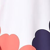 billiga 3D Blomma Klänning-Påsk Flickor 3D Blommig Grafisk Klänning Ärmlös 3D-tryck Sommar Vår Semester Sport &amp; Utomhus Dagligen söt stil Ledigt Ljuv Barn 3-12 år Vardagsklänning A linjeklänning Linneklänning Ovanför knäet