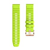 baratos Relógios Garmin-Pulseiras de Relógio para Garmin Fenix 7S Pro 6S 5S Plus Epix Pro 42mm Approach S70 42mm Instinct 2S Descent Mk2S D2 Delta S 20mm Silicone Substituição Alça 20mm Respirável Mulheres Homens Pulseira