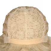 economico Parrucche da festa-Parrucca Lunga Riccia Colorata Ground Mullet Stile Anni '80 per Donne (Solo Parrucche) Parrucca di Halloween