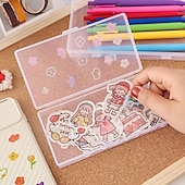 economico Forniture per ufficio-1 pz Archiviazione e organizzazione Portatile Multi-funzione Duraturo Plastica per Scuola Studente Interni 17.4*10.5/14.7*7.8 cm