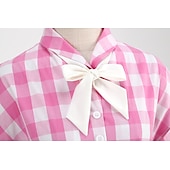 levne Šaty-Přehoz Klasik Retro A-Line šaty Flare šaty Pléd Kostkovaný Vzor gingham Dámské Dívčí Karneval Plesová maškaráda Dovolená Na den Čajový dýchánek Dospělé Šaty Šaty pro návrat domů Jaro léto