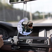 economico Ornamenti e pendenti per auto-1pc auto acrilico marrone aquila volante decorazione appesa per accessori per specchietti retrovisori ciondolo interno
