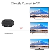 cheap Wireless Routers-New Mini TV Aerial Indoor Amplified Digital HDTV Antenna Support HD 4K 1080P DVB-T Freeview TV Broadcast Long Range TV Antenna Signal Booster