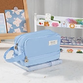 olcso tolltartók és tolltartók-Tolltartó tolltartó jelölőtáska Vízálló Viseletbiztos Több funkciós Műanyag mert Iskola Iroda Üzlet