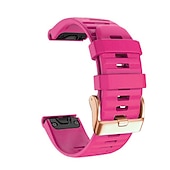 baratos Relógios Garmin-Pulseiras de Relógio para Garmin Fenix 7S Pro 6S 5S Plus Epix Pro 42mm Approach S70 42mm Instinct 2S Descent Mk2S D2 Delta S 20mm Silicone Substituição Alça 20mm Respirável Mulheres Homens Pulseira