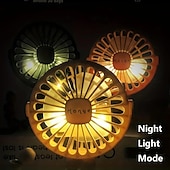 cheap Fans-Halter Neck Bladeless Fan – USB Rechargeable Portable Waist-Hanging Fan with 3-Speed Adjustment and Body Rotation