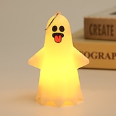 お買い得  ハロウィンの小道具の照明-ハロウィーンの照明付きゴーストランプ、光る装飾 LED ハロウィーン電子小道具、小さなゴーストパーティーペンダントキャンドル、ハロウィーン装飾ゴーストランプ、デスクトップ装飾、ゴーストパーティー小道具ペンダント
