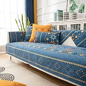 baratos Cobertura de Sofa-Capa de assento de sofá de sofá estilo boho capas de sofá seccionais, capas de sofá antiderrapantes de protetor de móveis para cães gatos crianças (vendido por peça/nem todo definido)