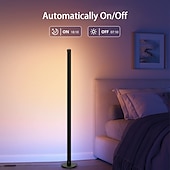 cheap Smart Lights-Graffiti Intelligent WiFi LED Smart Light LED Floor Lamp, Mesh Red Light with Music Sync, Color Changing Corner Standing Lamp with Remote &amp; App Control, Timer, Ambiance Corner Lamp