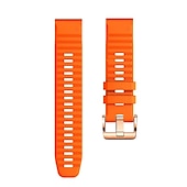 baratos Relógios Garmin-Pulseiras de Relógio para Garmin Fenix 7S Pro 6S 5S Plus Epix Pro 42mm Approach S70 42mm Instinct 2S Descent Mk2S D2 Delta S 20mm Silicone Substituição Alça 20mm Respirável Mulheres Homens Pulseira