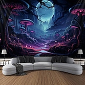 Χαμηλού Κόστους Trippy Tapestries-trippy μανιτάρι ψυχεδελική κρεμαστή ταπετσαρία τοίχου τέχνη μεγάλη ταπετσαρία τοιχογραφία διακόσμηση φωτογραφία σκηνικό κουβέρτα κουρτίνα σπίτι υπνοδωμάτιο διακόσμηση σαλονιού