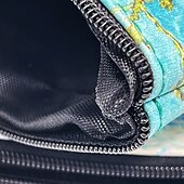 abordables Monederos-Mujer Cartera Portallaves Monedero Cartera con tarjetero Cuero de PU De Compras Diario Cremallera Impresión Gran Capacidad Impermeable Ligero 3D Flor Víspera de Todos los Santos Murciélago luna Cielo