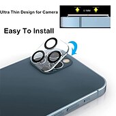 お買い得  iPhone用保護フィルム-2 PCS カメラレンズプロテクター 用途 Apple iPhone 16 iPhone 15 プロマックスプラス iPhone 14 13 12 11 Pro Max Plus Mini SE 強化ガラス 硬度9H 気泡防止 指紋防止 ハイディフィニション(HD) 防爆