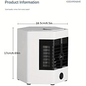 cheap Fans-Mini USB Desk Fan – 4&quot; Quiet Personal Cooling Fan for Home, Office, Indoor Use, Portable and Lightweight
