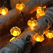 economico Halloween all&#039;Aperto-decorazioni di halloween luci 3d jack-o-lantern 2m 20led luci di zucca a batteria aa luci arancioni per festa di halloween al chiuso autunno all&#039;aperto raccolto decorazioni del ringraziamento