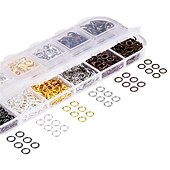 economico kit per la creazione di perline-973 pezzi di risultati del kit per la creazione di gioielli con pinzette a pinza e filo per la creazione di braccialetti per collana di gioielli riparazione forniture artigianali fai da te