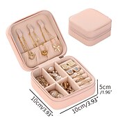 voordelige Sieradenkistjes-reissieraden organizer reissieradendoosje reissieradendoosje kleine sieradendoosje voor meisjes vrouwen