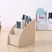 お買い得  ペンケース＆ホルダー-1pc プラスチックデスクトップ収納ボックス携帯電話ホルダーテレビリモコンスタンドボックス