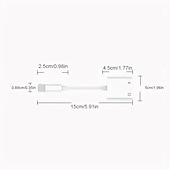 voordelige USB-hubs-adapter &amp; splitter voor iphone hoofdtelefoon 2 in 1 dual interface voor iphone oplader kabel aux audio adapter converter voor iphone 13/12/11/x/xs/xr/8/7 ipad ondersteuning bellen opladen