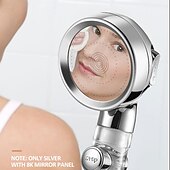 tanie Baterie prysznicowe-Beauty Skin trzybiegowy turbo pręt doładowany prysznic głowica prysznicowa wanna z hydromasażem zestaw węży do kąpieli podgrzewacz wody głowica prysznicowa prysznic