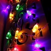 billige Batteridrevet-ølflaske string lights oktoberfest 50 leds string lights sommer string lights decor for home bedroom garden patio bryllup bursdagsfest sommer dekor